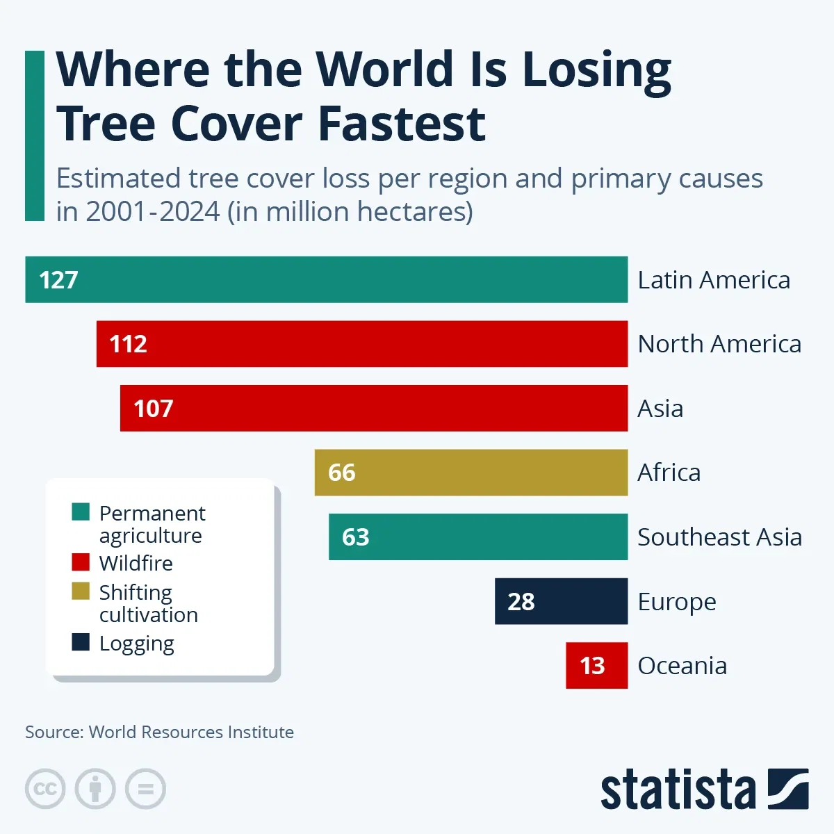 Where the World Is Losing Tree Cover Fastest