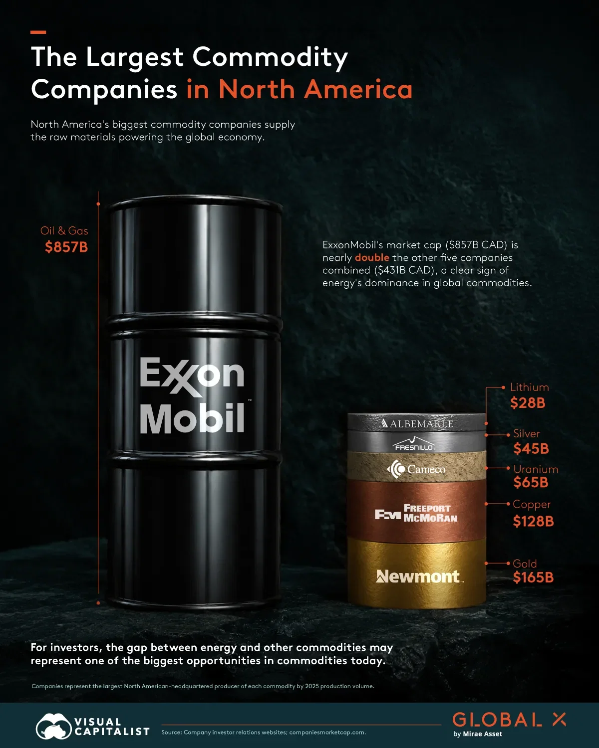 What are the Largest Commodity Companies in North America?