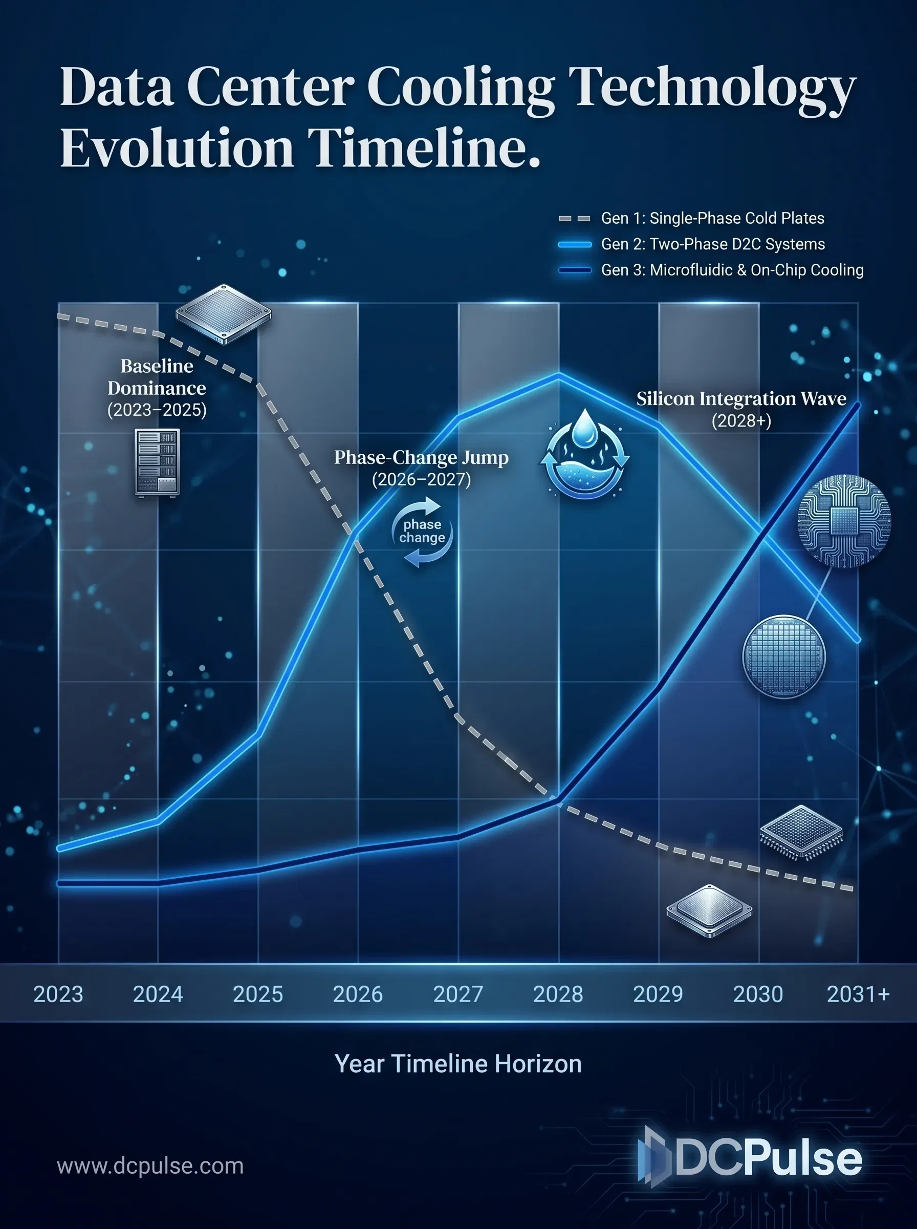 Direct-to-chip cooling evolution