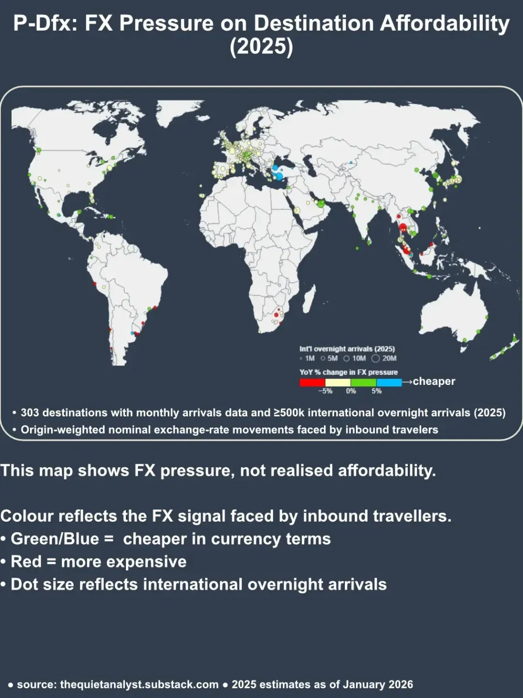 FX Pressure vs Real Affordability: A Destination-Level View for 2025