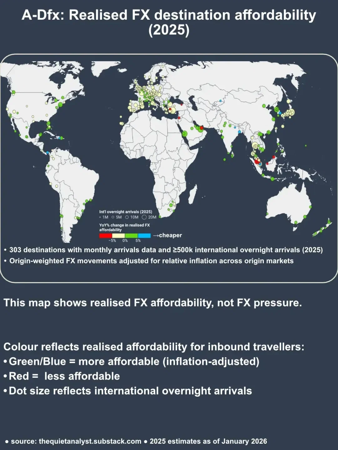 FX Pressure vs Real Affordability: A Destination-Level View for 2025