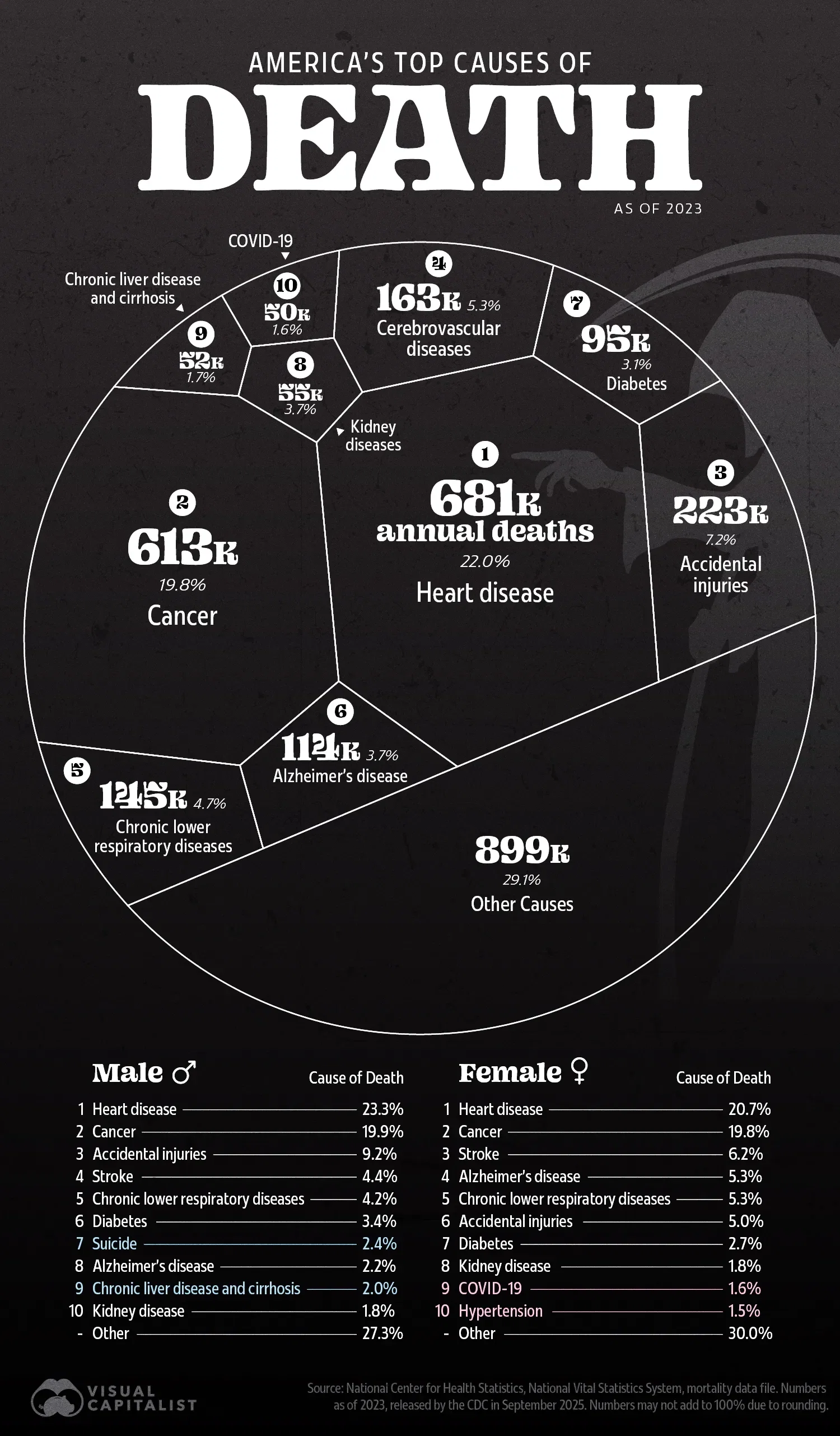 The Top Causes of Death in the United States