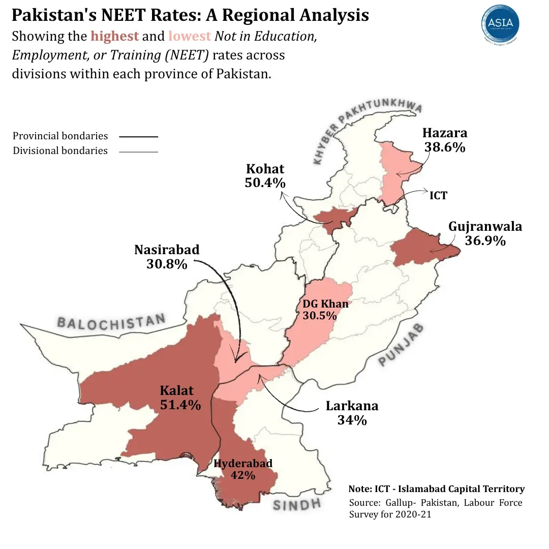 Pakistan's NEET Rates: A Regional Analysis