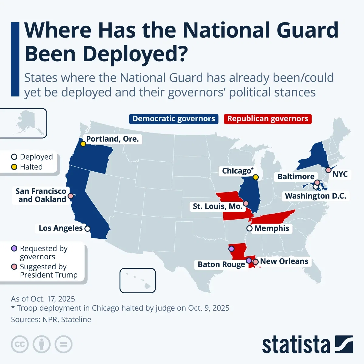 Where Has the National Guard Been Deployed?