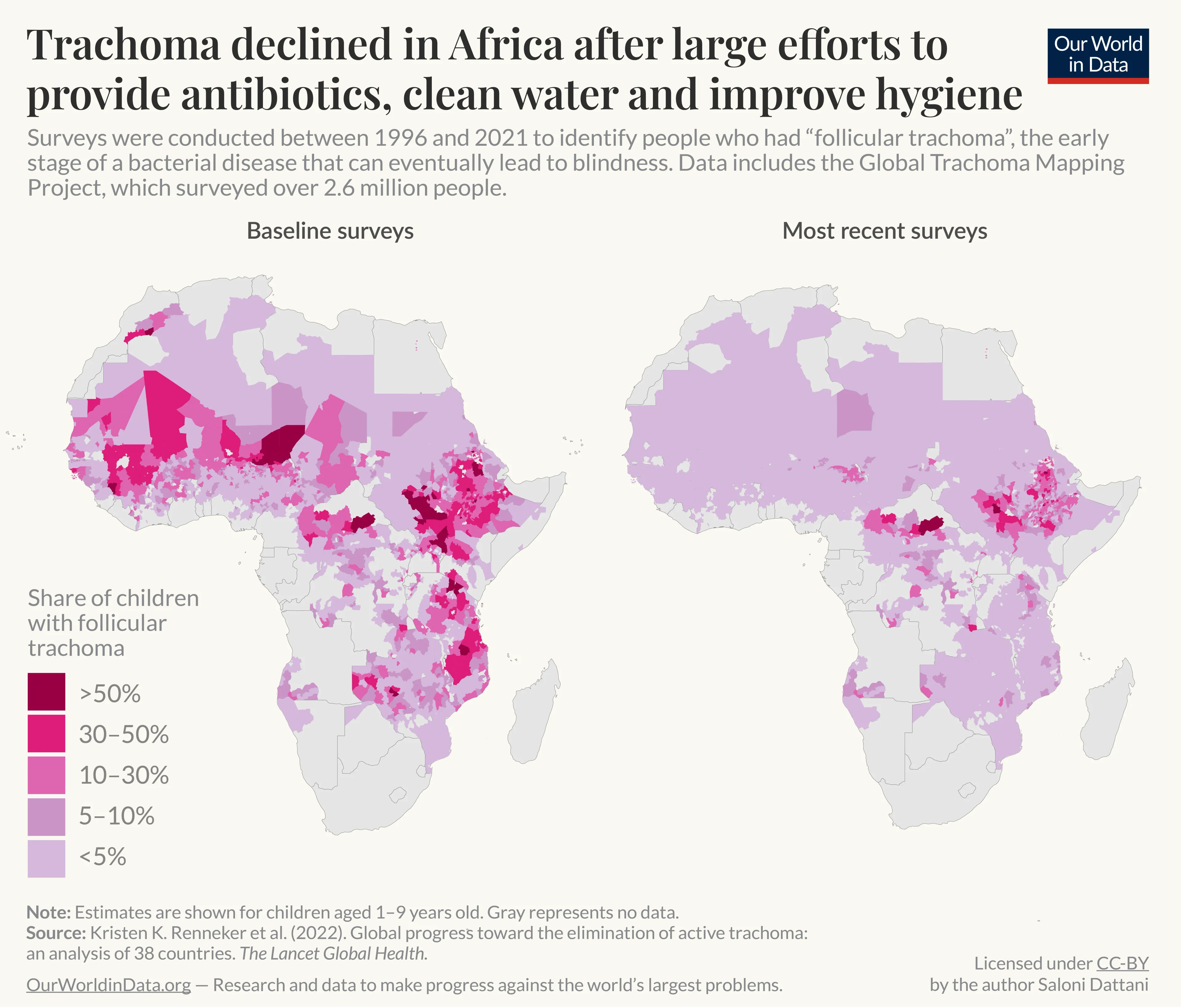 Mapping the Decline of Trachoma