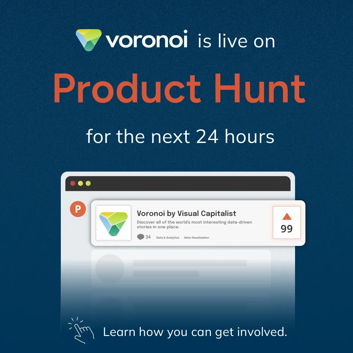 Product Hunt Launch: Help Even More People Discover Voronoi
